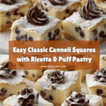 Classic Cannoli Squares Recipe