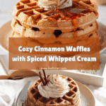 Cinnamon Waffles with Cinnamon Whipped Cream Recipe