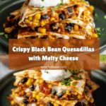 Crispy Black Bean Quesadillas Recipe