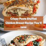 Healthy Pesto Stuffed Chicken Breast Recipe