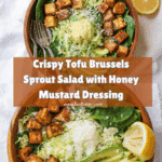 sprout salad with honey mustard dressing Recipe