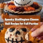 Skellington Cheese Ball Appetizer Recipe