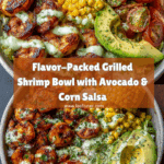 Corn Salsa & Creamy Garlic Sauce Recipe