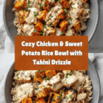 Healthy Chicken & Sweet Potato Rice Bowl Recipe