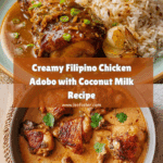 Filipino Chicken Adobo with Coconut Milk Recipe