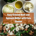 Ground Beef and Spinach Skillet with Feta Recipe