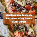 Light Mediterranean Salmon Recipe in Parchment Recipe