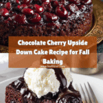 Chocolate Cherry Upside Down Cake Recipe