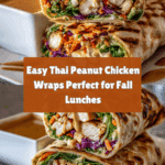 Thai Peanut Chicken Wraps Recipe