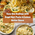 Sea Scallops with Angel Hair Pasta Recipe