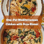 One-Pot Healthy Mediterranean Chicken with Orzo Recipe