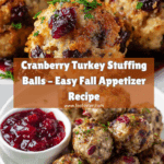 Cranberry Turkey Stuffing Balls Recipe
