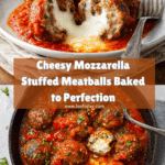 Mozzarella Stuffed Meatballs Recipe