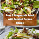 Pear And Gorgonzola Salad With Candied Pecans Recipe