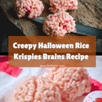 Marshmallow Rice Bubbles Halloween Brains Recipe