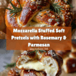Mozzarella Stuffed Soft Pretzels Recipe