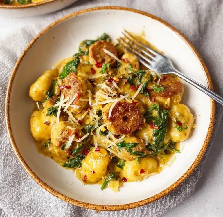 Garlic Chicken Gnocchi Skillet: A 30-Minute Wonder! Recipe
