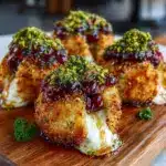 Savory Pistachio-Crusted Brie Bites Recipe