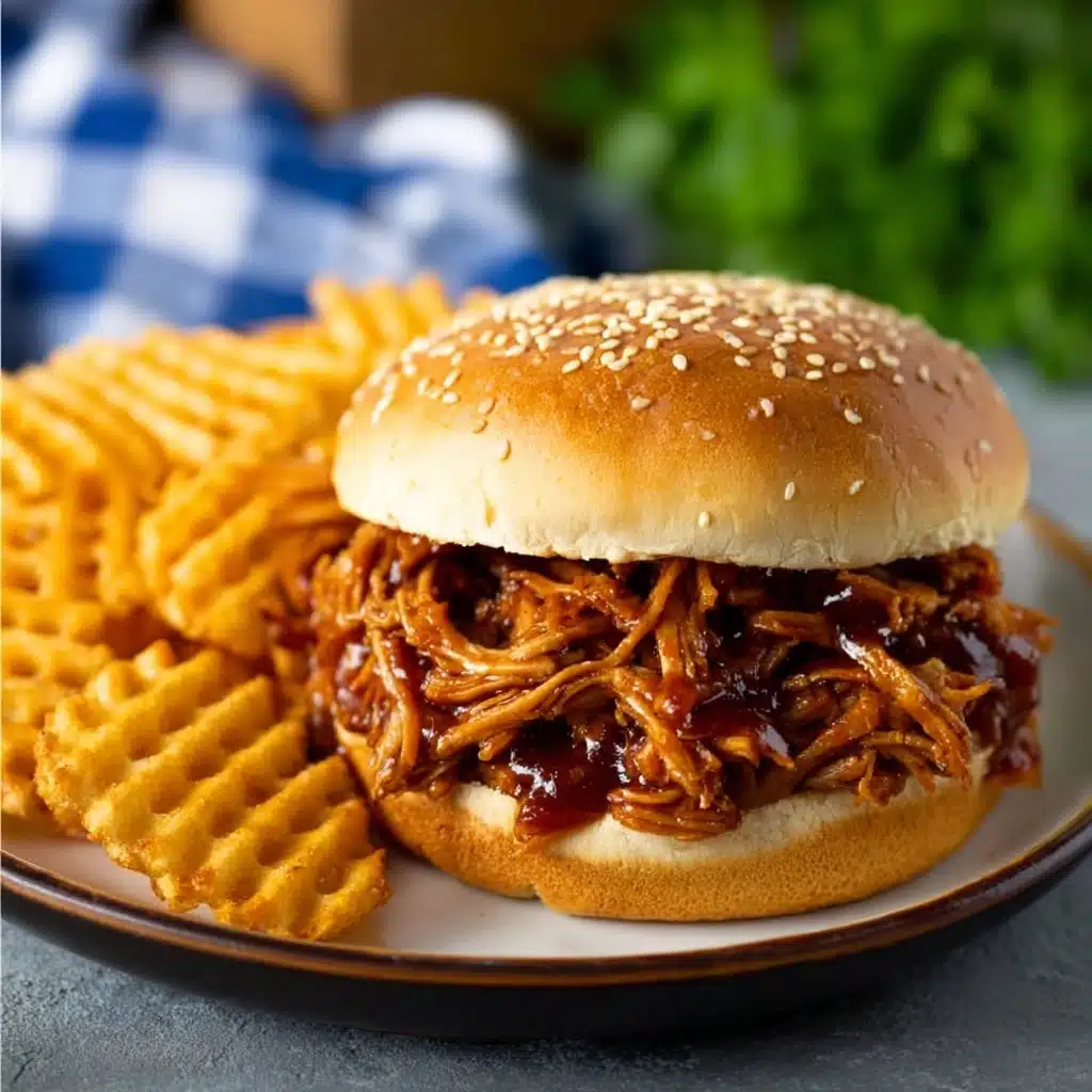 Crockpot BBQ Chicken: Easy Recipe for Delicious Pulled Chicken 
 - Recipe Image