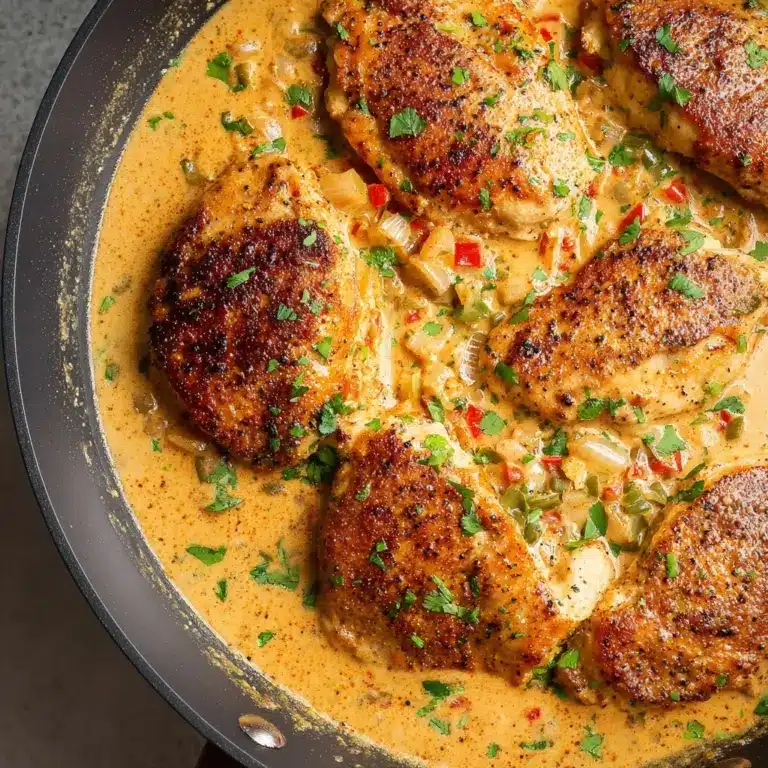 Spicy Jalapeno Chicken with Creamy Sauce Recipe