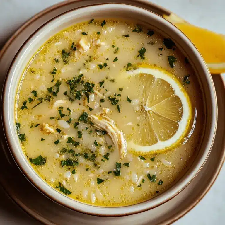 CROCKPOT LEMON CHICKEN SOUP Recipe