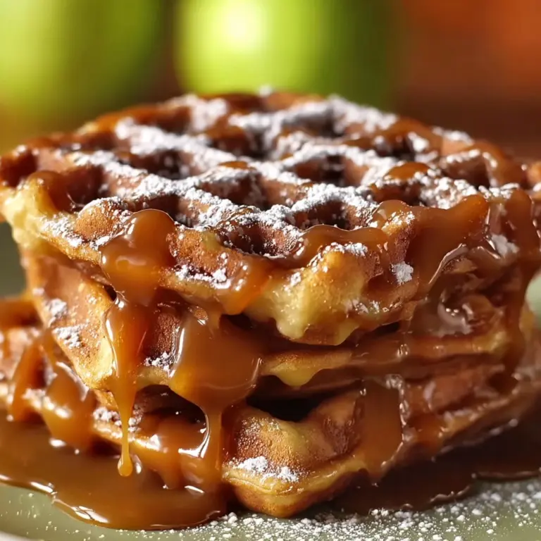 Apple Fritter Waffle Donuts Recipe