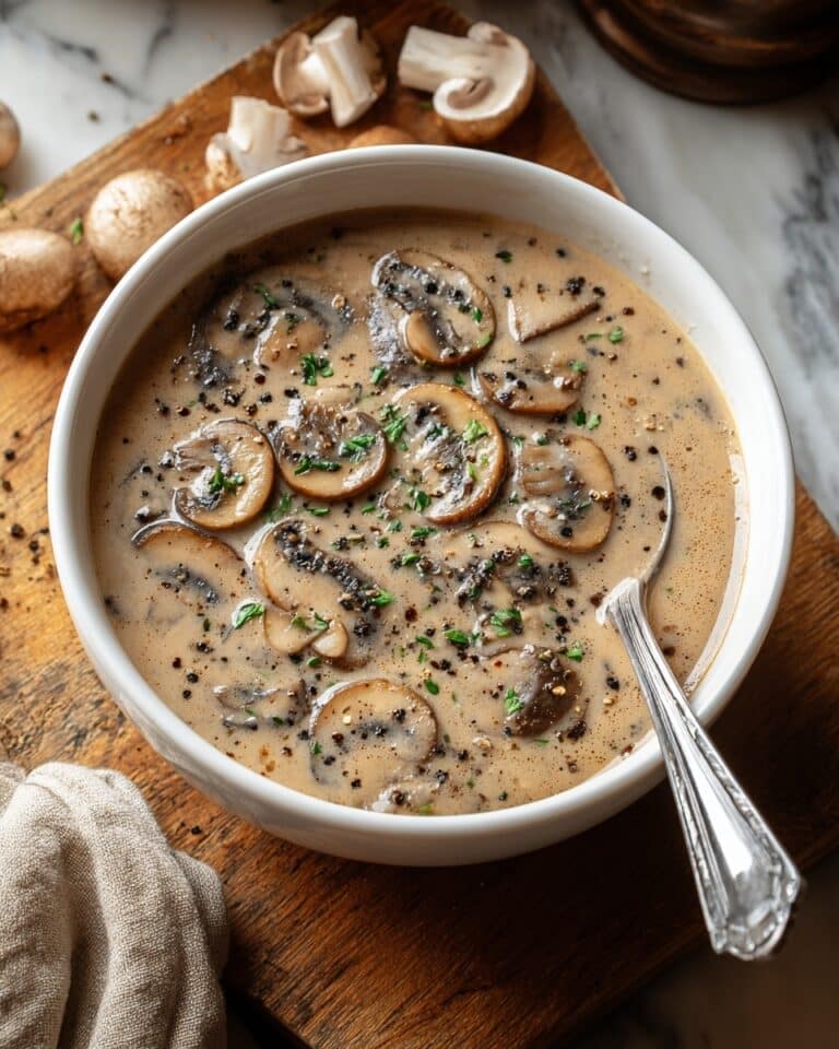 Creamy Cottage Cheese Mushroom Soup Recipe