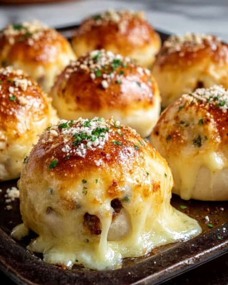Garlic Parmesan Cheeseburger Bombs Recipe