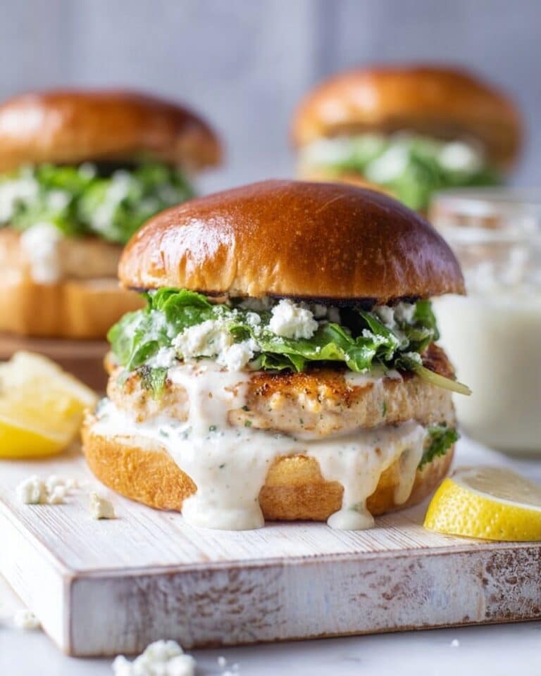 Chicken Caesar Burger Recipe