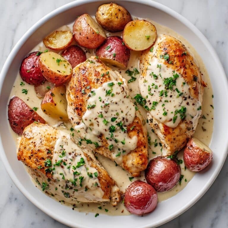 Chicken and Potatoes with Dijon Cream Sauce Recipe