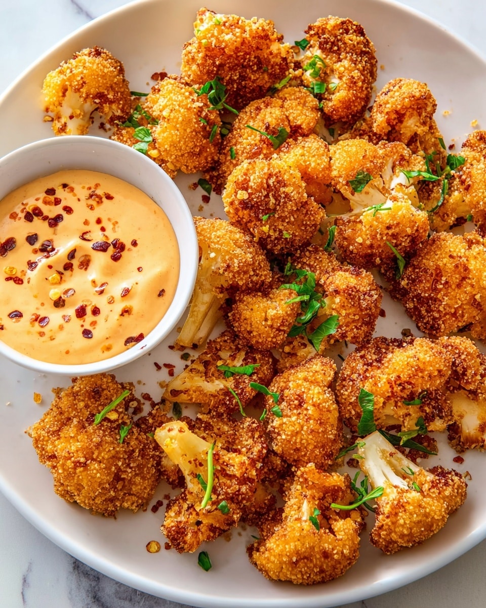 A close-up view of a white bowl filled with roasted cauliflower florets. The florets show a mix of light creamy white and golden brown colors with some darker browned spots from roasting, giving them a textured and slightly crispy look. The cauliflower pieces vary in size and are densely stacked inside the bowl, with visible seasoning creating a speckled orange-brown surface. The bowl rests on a beige fabric with small black patterns, set against a white marbled textured surface. photo taken with an iphone --ar 4:5 --v 7