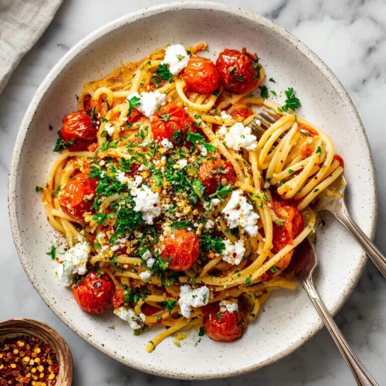 Roasted Tomato Garlic Pasta Recipe