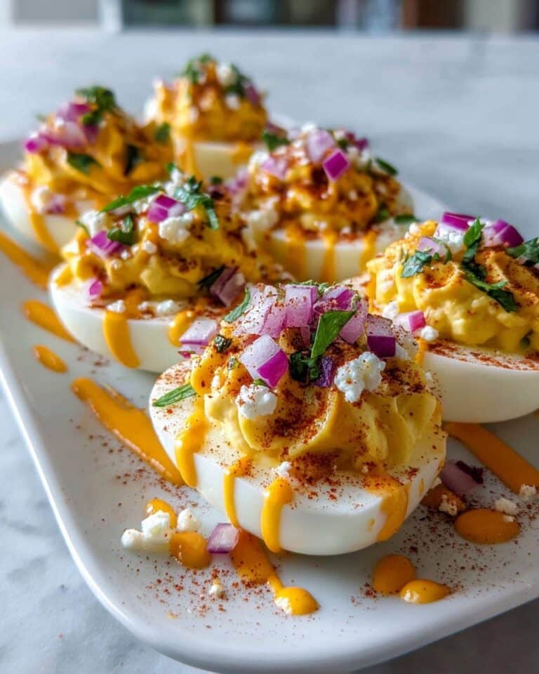 Elote Deviled Eggs: 12 Fiesta Delights Recipe