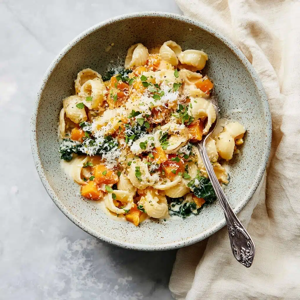 Pumpkin Feta Pasta Recipe - Recipe Image