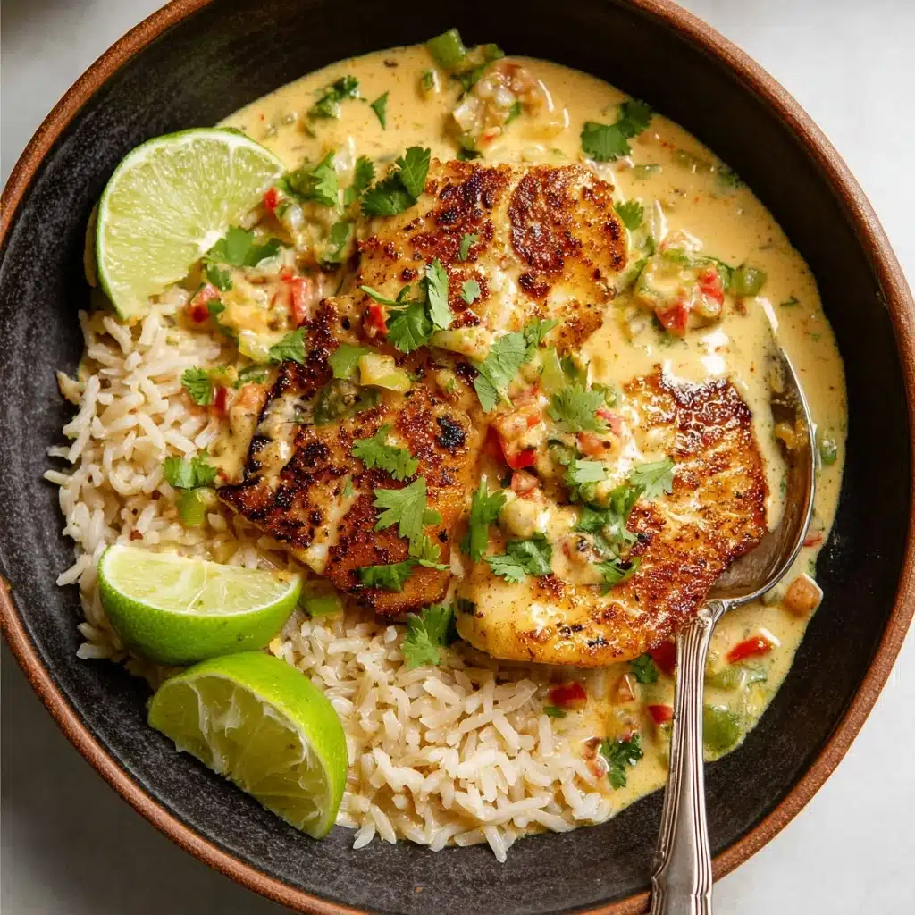 Spicy Jalapeno Chicken with Creamy Sauce Recipe - Recipe Image