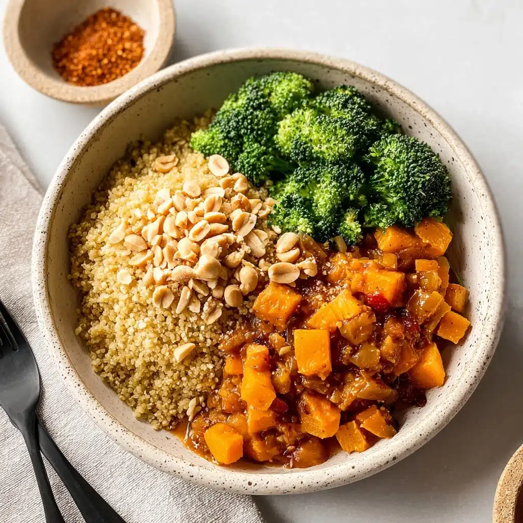 Thai Peanut Sweet Potato Buddha Bowl Recipe - Recipe Image