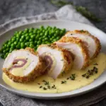 Chicken Cordon Bleu with Swiss Cheese Sauce is delicious Recipe