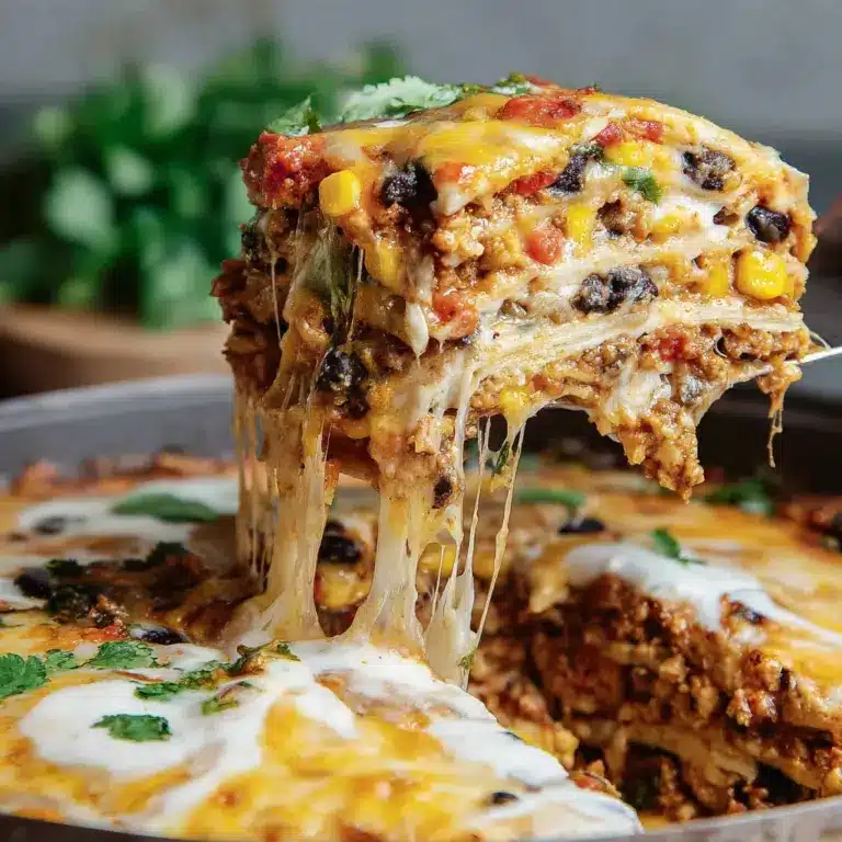 Layered Burrito Casserole Recipe