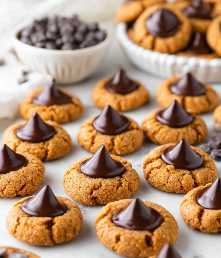 Healthy Pumpkin Blossoms with Chocolate Kisses Recipe
