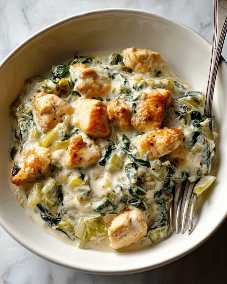 High-Protein Spinach and Artichoke Chicken Casserole Recipe