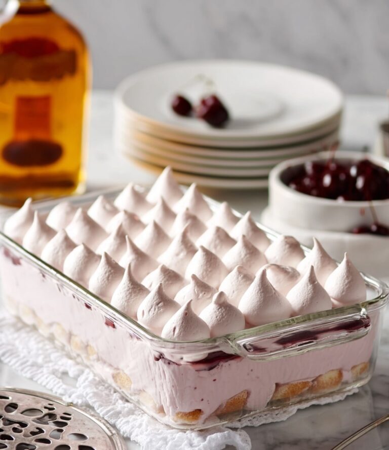 Cherry Amaretto Tiramisu Recipe