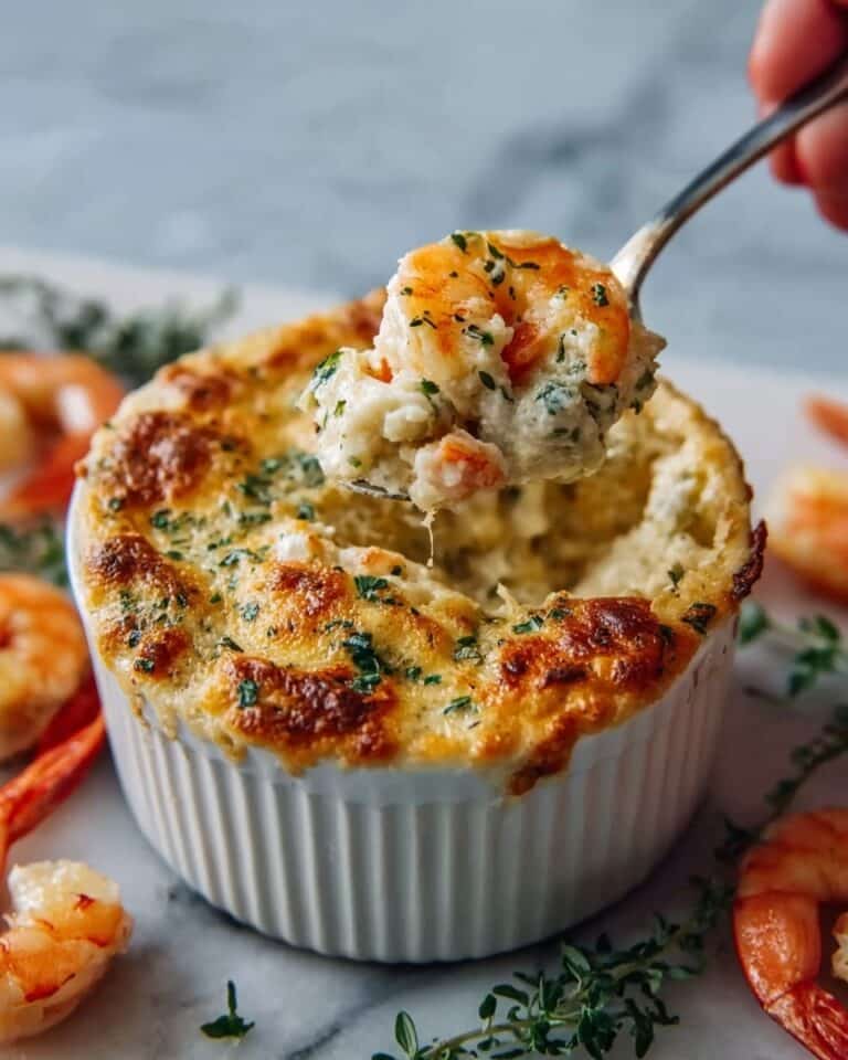 Cozy Coast Seafood Pot Pie with Cheddar Bay Biscuit Topping Recipe