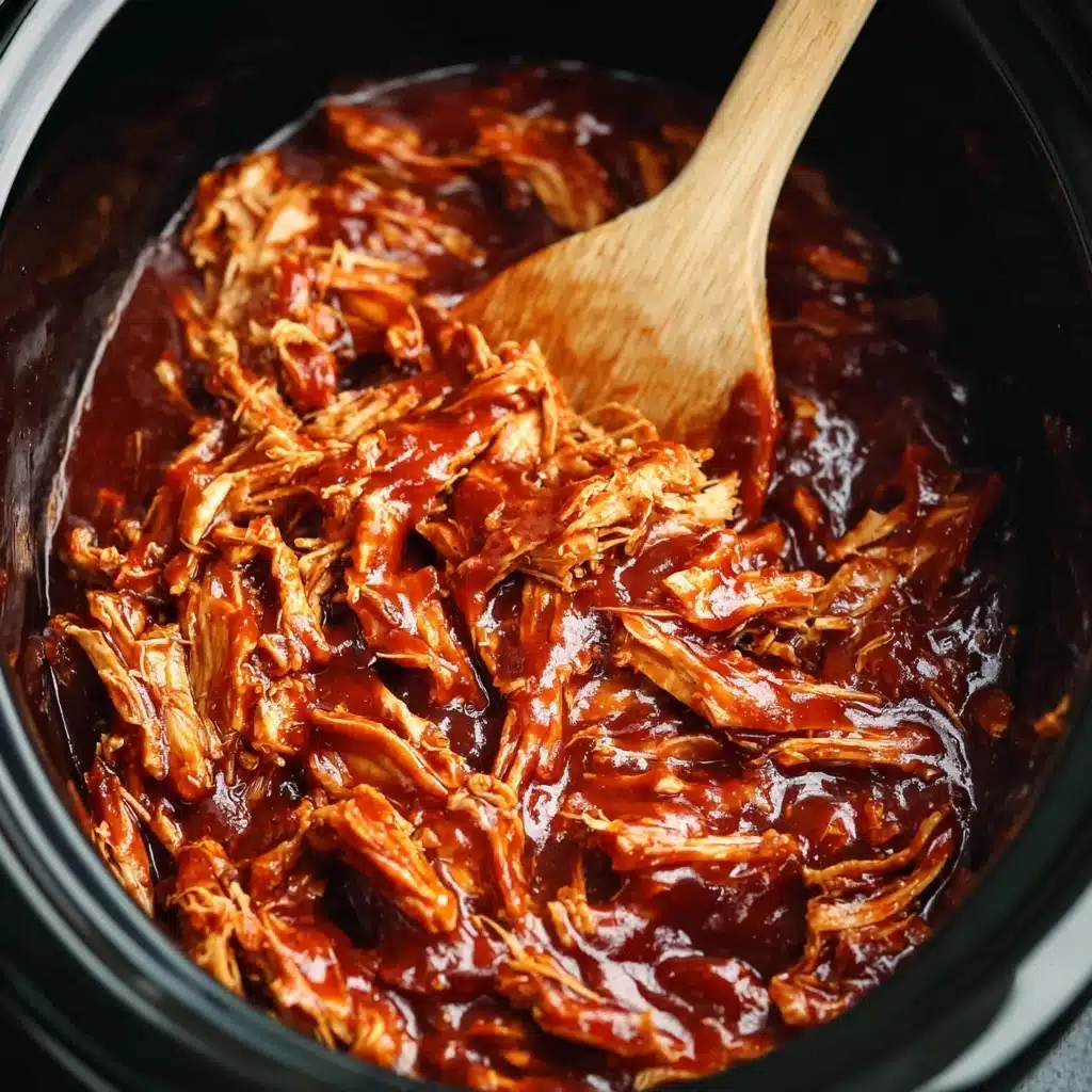 Crockpot BBQ Chicken: Easy Recipe for Delicious Pulled Chicken 
 - Recipe Image