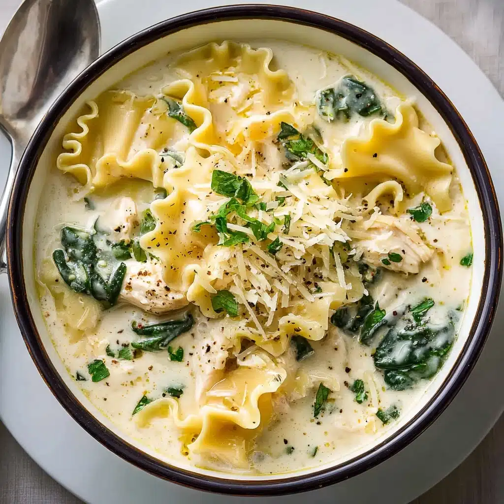 Alfredo Lasagna Soup Recipe - Recipe Image