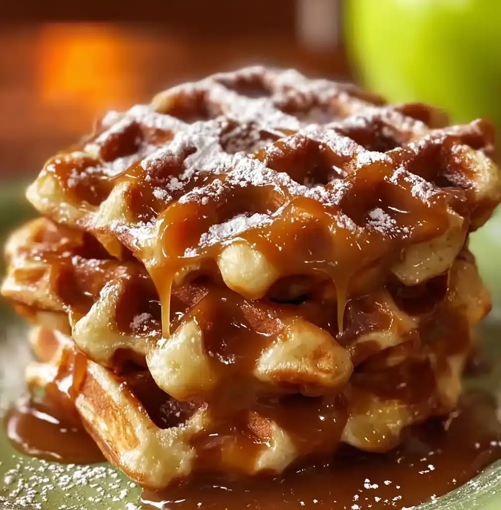 Apple Fritter Waffle Donuts Recipe