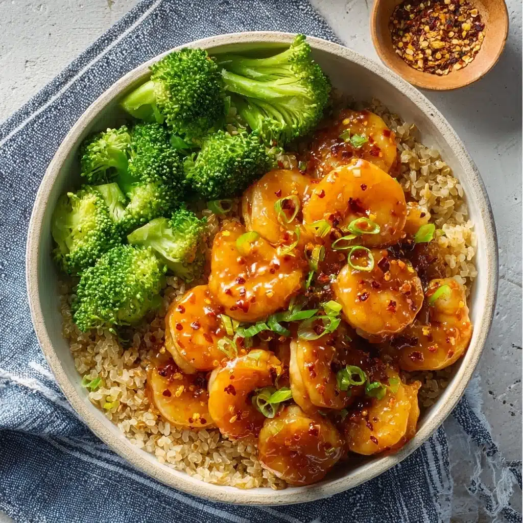 High-Protein Honey Garlic Shrimp Recipe - Recipe Image