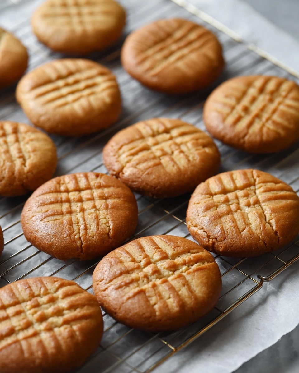 The image shows several golden brown round cookies with a textured crisscross pattern on top, some stacked in small piles and others lying flat on a white marbled surface. One cookie is broken into two pieces, revealing a light, soft inside. Two white mugs filled with black coffee are placed among the cookies, their simple text design visible. The warm tones of the cookies contrast with the dark coffee and the bright white background, creating a cozy and inviting setting. Photo taken with an iphone --ar 4:5 --v 7