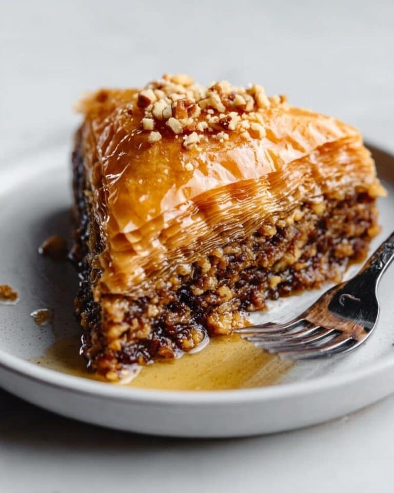 Homemade Walnut, Pistachio, and Hazelnut Baklava with Honey Syrup Recipe