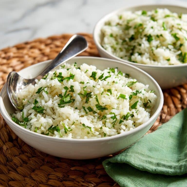 Herby Garlic Seasoned Rice Recipe
