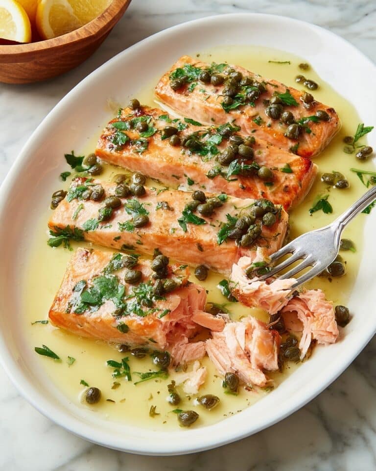 Creamy Lemon Salmon Piccata Recipe